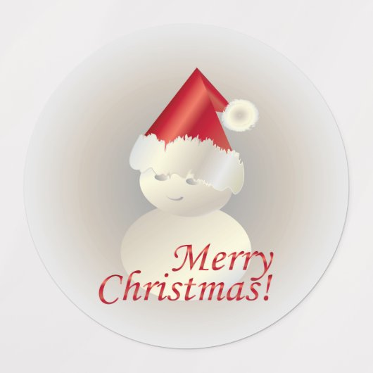 Étiquettes Christmas Snowman (Design 2)