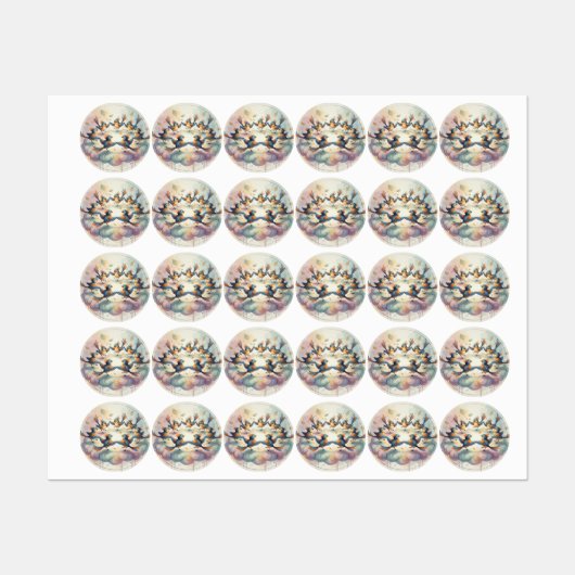 Étiquettes Circle of Flight and Whimsy (Feuille)