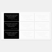 Étiquettes Citation de fierté et de préjudice I (Feuille)