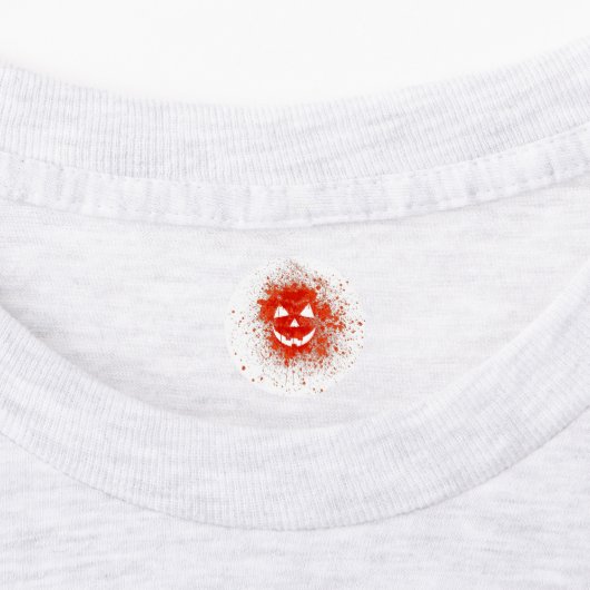 Étiquettes Citrouille Jack O'lantern (Apposé)