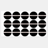 Étiquettes Clair rose pâle Bleu Bande et Élégant Texte modifi (Feuille)