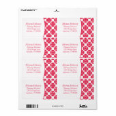 Étiquettes classiques d'expédition Flair (Feuille entière)