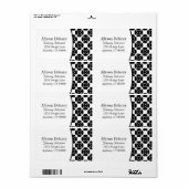 Étiquettes classiques d'expédition Flair (Feuille entière)