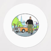 Étiquettes Claude - GTA 3 (Design 1)