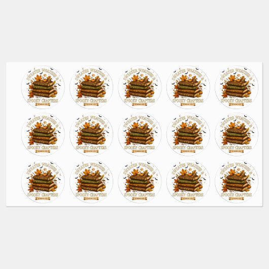 Étiquettes Climat de Pull et Chapitres Sombres (Feuille)