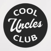 Étiquettes Club des oncles cool I (Design 2)