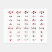 Étiquettes Coccinelle (Feuille)