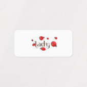 Étiquettes Coccinelle (Design 2)