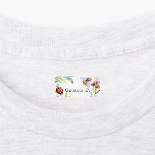 Étiquettes Coccinelle Bourdon Papillon Vêtements autocollan