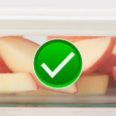 Étiquettes Cochez la case et la case rouge X (Apposé)