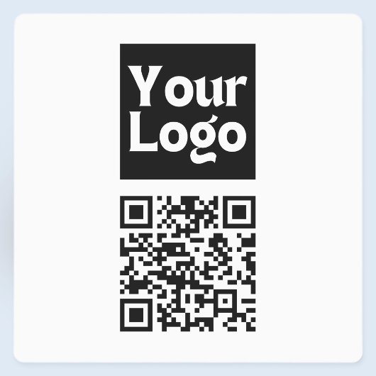 Étiquettes Code QR éditable & Votre logo ou image d'entrepris