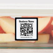 Étiquettes Code QR et texte modifiables | Étanche (Apposé)