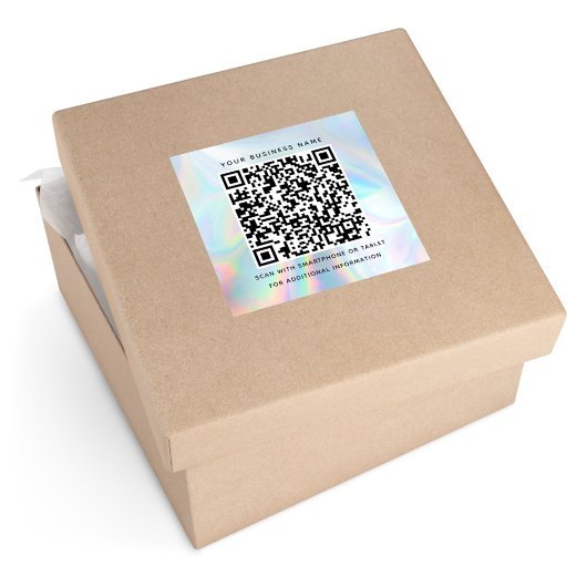 Étiquettes Code QR holographique professionnel et professionn