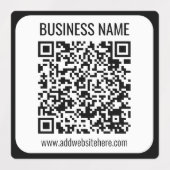 Étiquettes Code QR instantané (entrez l'URL de votre site Web (Design 2)