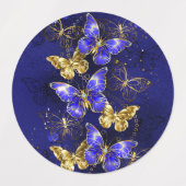 Étiquettes Composition avec papillons Sapphire (Design 1)