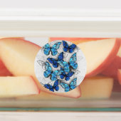 Étiquettes Composition des White and Blue Butterflies (Apposé)