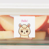 Étiquettes Conception d'illustration de lama mignon (Apposé)