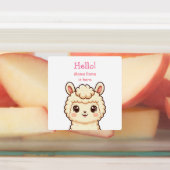 Étiquettes Conception d'illustration de lama mignon (Apposé)