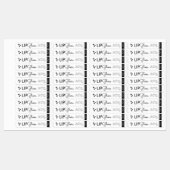 Étiquettes Conditionnement de marque végétale moderne Lip Glo (Feuille)