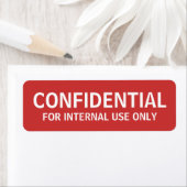 ÉTIQUETTES CONFIDENTIELS (En situation)