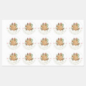 Étiquettes Cookies de Noël Cuisine d'amour maison (Feuille)