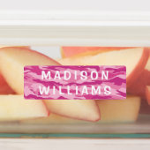 Étiquettes Cool Camouflage tendance Moderne Nom personnalisé (Apposé)