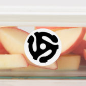 Étiquettes COOL Retro Vintage Black 45 espacer DJ (Apposé)