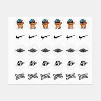 Étiquettes Coole Stickers.
