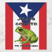 Étiquettes COQUITO PERSONNALISABLES (Étiquettes simples)