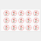 Étiquettes Coquito Season Bottle Label Personalize Text (Feuille)