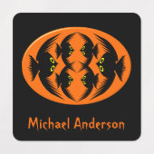 Étiquettes Corbeaux d'Halloween (Design 1)
