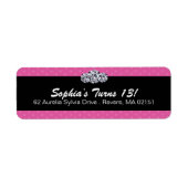 Étiquettes correspondants (Devant)