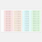 Étiquettes Couleur Codé Aesthétique Enfants étanche Nom Étiqu (Feuille)