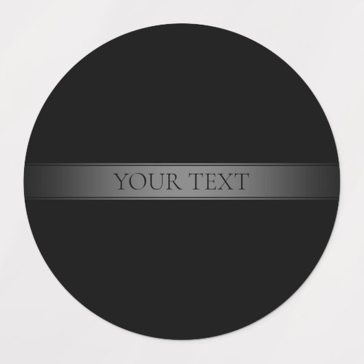 Étiquettes Couleur modifiable de bande de dégradé simple et é (Design 1)