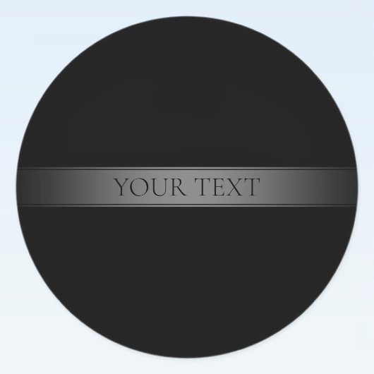 Étiquettes Couleur modifiable de bande de dégradé simple et é