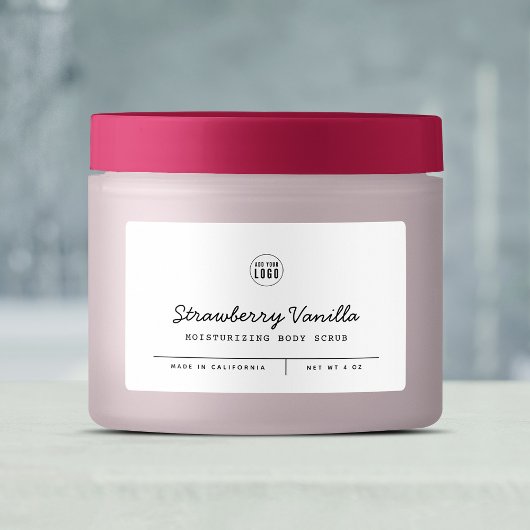 Étiquettes Couleur personnalisée Ajouter le logo Lignes de sc