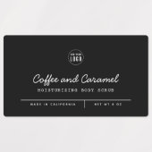 Étiquettes Couleur personnalisée Ajouter le logo Lignes de sc (Design 1)