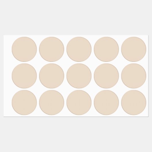 Étiquettes Couleur solide de l'amande (Feuille)