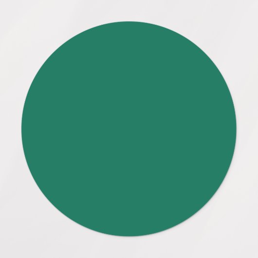 Étiquettes Couleur solide verte bouteille (Design 2)