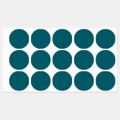 Étiquettes couleur Turquoise foncée (Feuille)