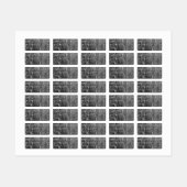 Étiquettes courir les murs (Feuille)