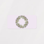 Étiquettes Couronne d'Hydrangea (Design 1)