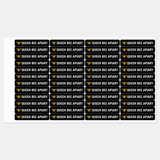 Étiquettes Couvercle de sécurité pour pot de miel scellé invi (Feuille)