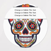 Étiquettes Crâne à sucre (Design 2)