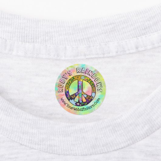 Étiquettes Cravate-Dye Art et Bohemian Appreal Business (Apposé)