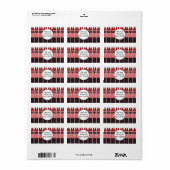 Étiquettes Crayon personnalisés (Feuille entière)