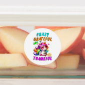 Étiquettes Crazy Grateful Et Merci (Apposé)