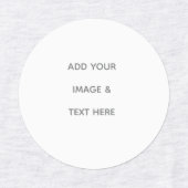 Étiquettes Create Your Own white  (Design 1)