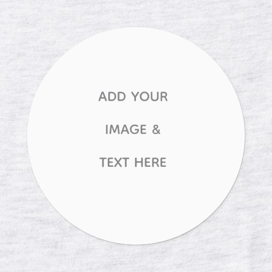 Étiquettes Create Your Own white  (Design 1)