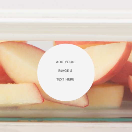 Étiquettes Create Your Own white  (Apposé)